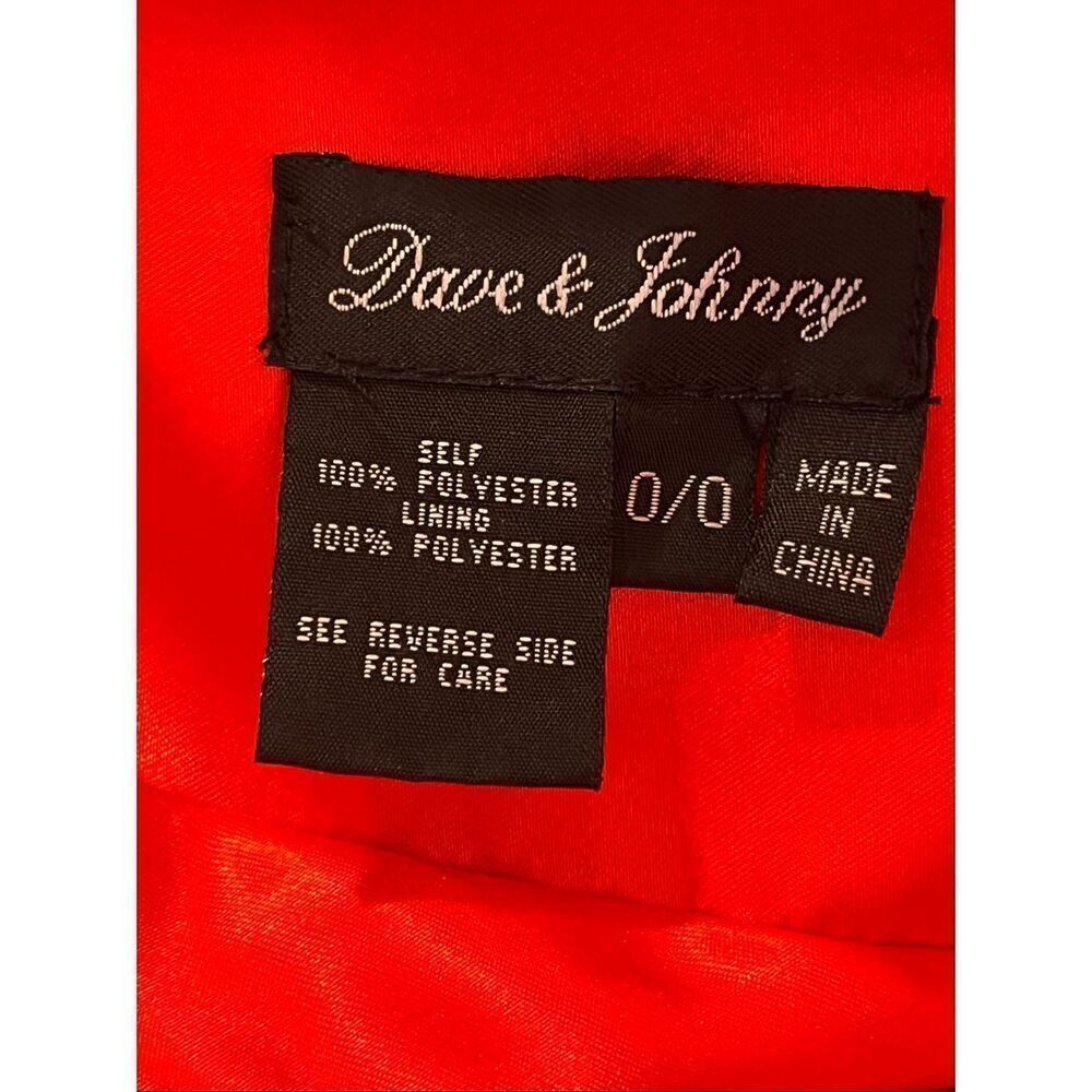 Dave & Johnny Sleeveless Rhinestoned Embellished Formal Prom Gown 0 - Picture 7 of 7
